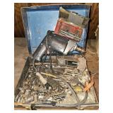 Electric Drill with Drill Bits and Taps