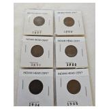 6 Indian Head Cents