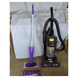 Eureka Whirlwind Sweeper, Swiffer Wet Jet
