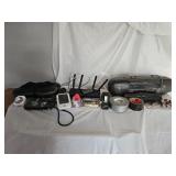 Sony Radio, Router, Blood Pressure Cuff, Supplies