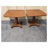 2 Henredon Mid Century Modern End Tables