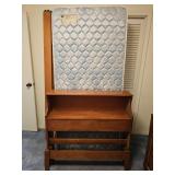 Maple Twin Bed Frame with Mattresses