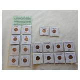 Old Wheat and Brilliant Uncirculated Lincoln Cents