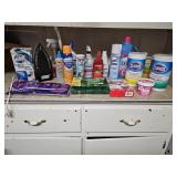 Assortment of Household Cleaners and Products
