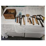 Assortment of Tools, Wood Box