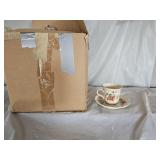 Large Box of Mikasa Cups and Saucers