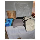 Basket, Blankets, Seat Cushion