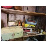 Stanley Miter, Tool Boxes, Grease Guns, Tools