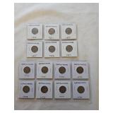 14 Buffalo Nickels
