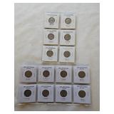 14 Old Jefferson Nickels