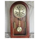 Mahogany D&A 31 Day Chime Wall Clock
