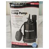 Water Ace 1/3 HP Submersible Sump Pump
