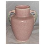 Roseville Pottery Tuscany Pink Double Handled Vase
