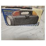 Emergency Spotlight Tool Kit and Flashing Lights