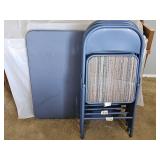 Hamden Specialties Card Tanle and 4 Chairs