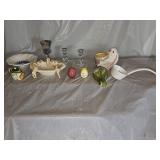 Crystal Candle Holders and Collectibles