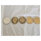 Vintage Foreign Coins