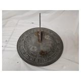 Metal Sundial Yard Art