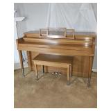 Grinnell Bros Upright Piano with Bench