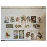 17 Vintage Christmas Greeting Post Cards
