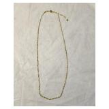 Sterling Silver Rope Twist Necklace