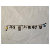 Sterling Silver Charm Bracelet
