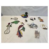 Tiffany and Other Stained Glass Sun Catchers