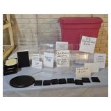 Large Assortment of Display Stands, Tote