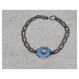 Sterling Silver Enamel Bracelet