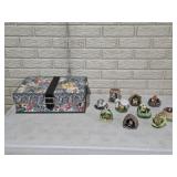 10 Franklin Porcelain Woodland Surprises Figures