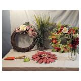 Metal Wall Art, Garden Shovel, Wreaths, Decor