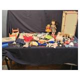 Vintage Dolls, Doll Case, Clothes and Accessories