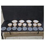 New Vintage Fire King Copper Tint Bowls