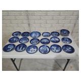 22 Royal Copenhagen Christmas, 1 Denmark Plates