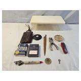 Multi Knife, Vintage Can Opener & Collectibles
