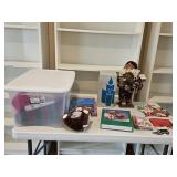 Tote of Christmas Decorations