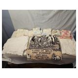 Throw Blanket, Linen and Pillow Cases