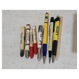 9 Vintage Advertising Pencils