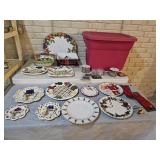 Christmas Plates & Dishes, Tote