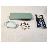 Sharks Teeth, Cuticle Set and Collectibles
