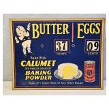 Vintage Calumet Baking Powder Spinner Price Sign