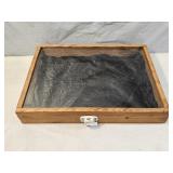 Wood Glass Top Display Case