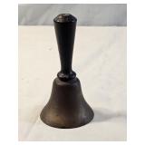 Vintage Brass Wood Handled School Bell
