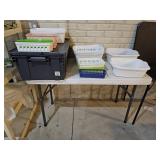 Heavy Duty Stackable Tote, Storage Baskets