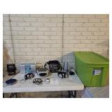 Radios, Headphones, Light, Tote