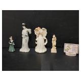 Lefton, Porcelain Musical Angel & Other Figurines