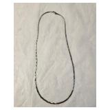 Sterling Silver Herringbone Necklace