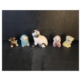 Ceramic Musical Cat, 4 Vintage Pottery Planters