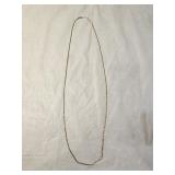 Sterling Silver Rose Gold Sparkle Necklace