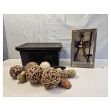 New Metal Angel Solar Stake, Center Bowl Decor